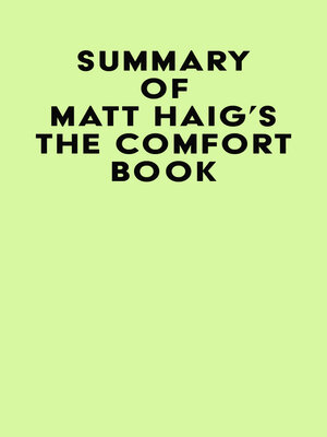 cover image of Summary of Matt Haig's the Comfort Book